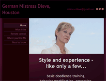 Tablet Screenshot of mistress-dieve.com